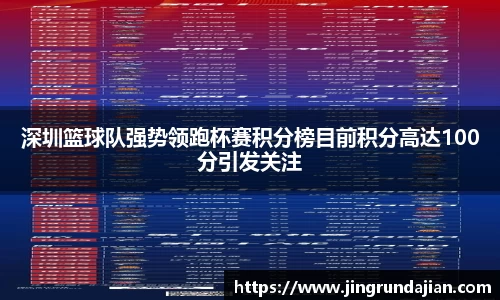深圳篮球队强势领跑杯赛积分榜目前积分高达100分引发关注